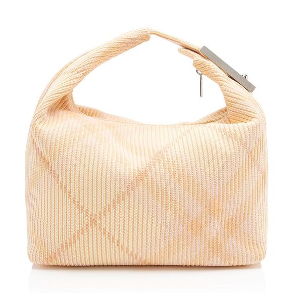 Burberry Knit Check Peg Medium Duffle - Picture 3 of 11